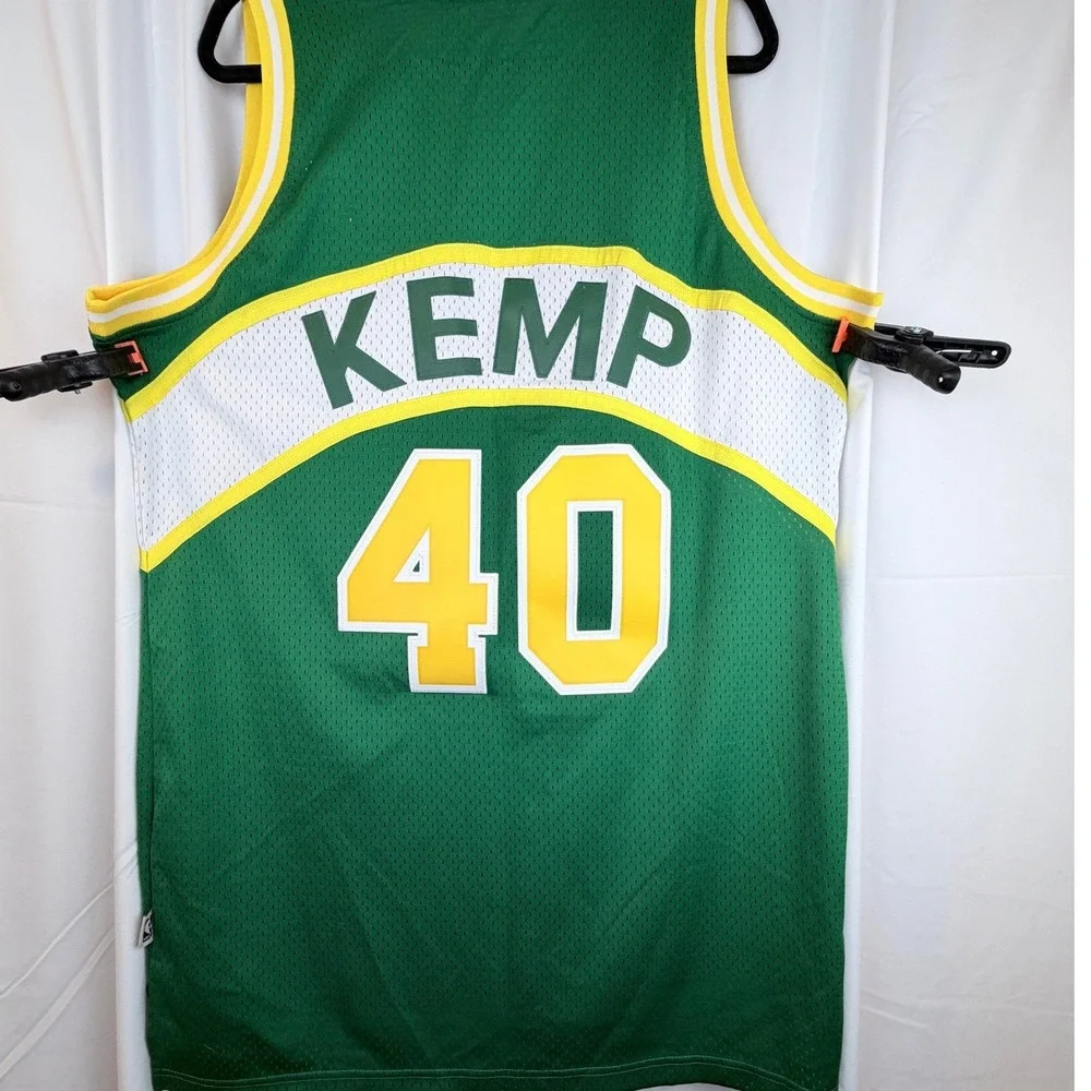 Adidas Shawn Kemp 40 Seattle SuperSonics Hardwood Classics Jersey XL +2 NWT